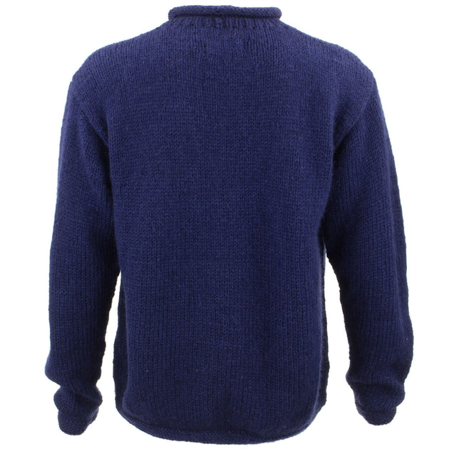 Blue on sale wool jumper