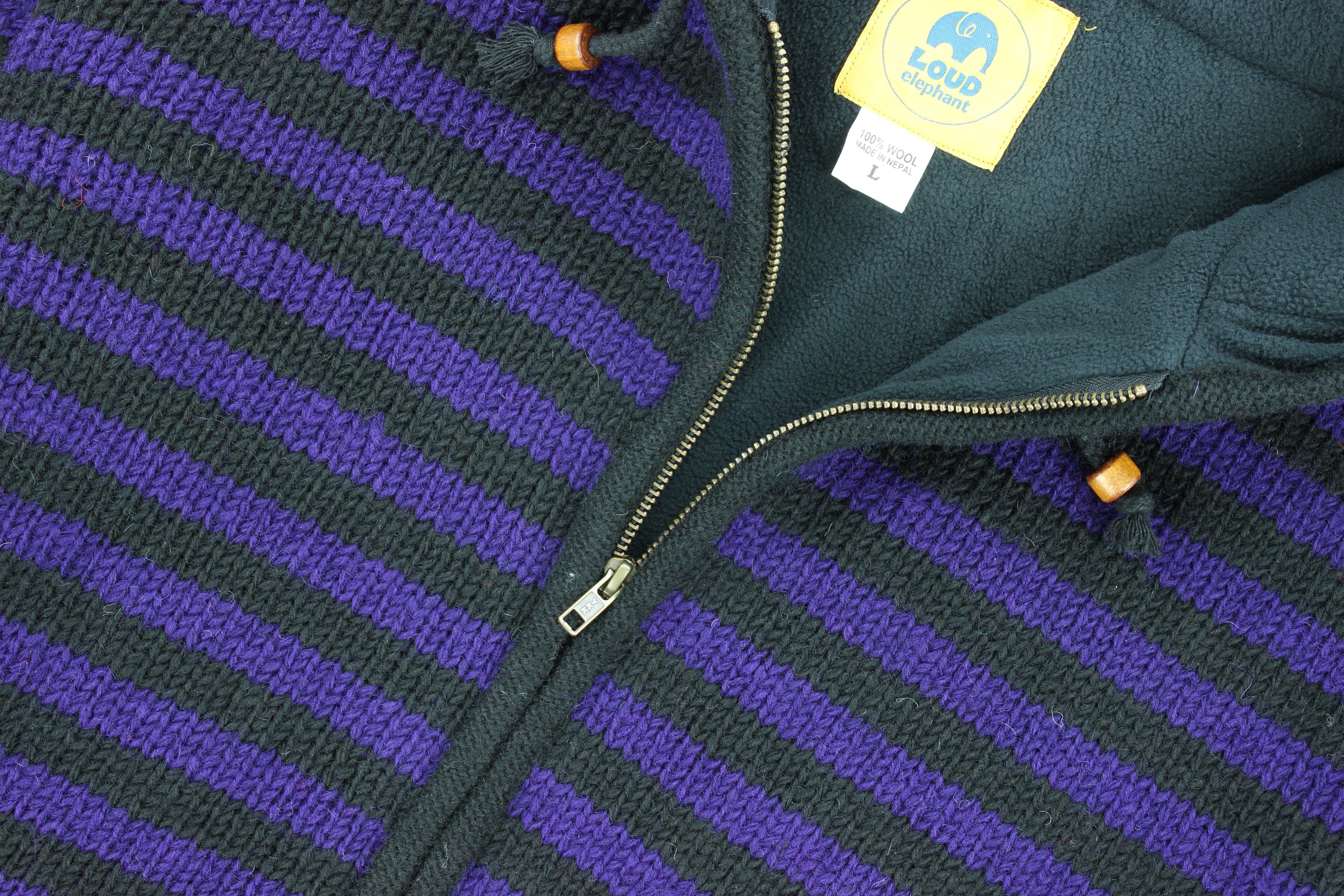 Stripe Purple Black