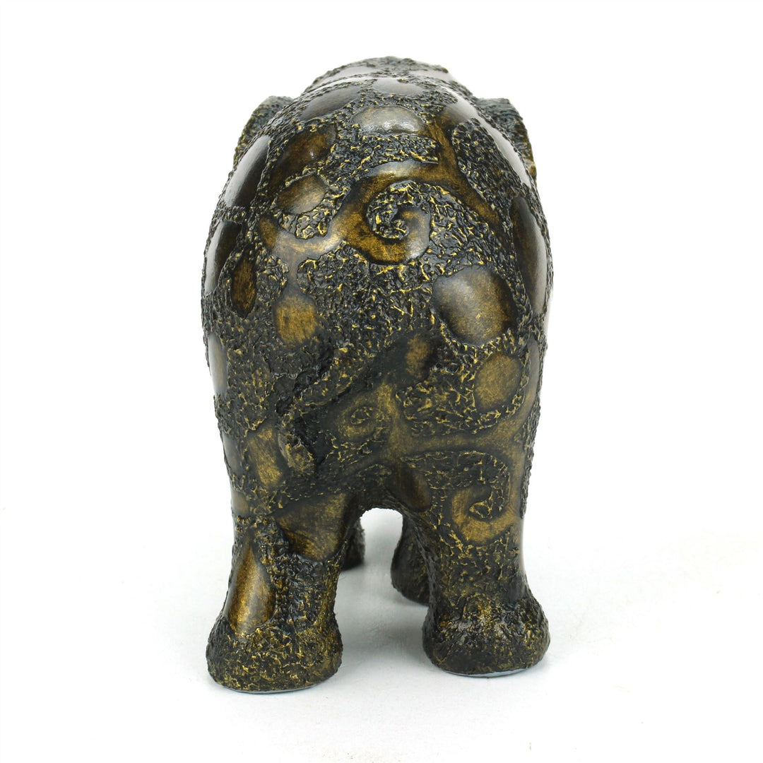 Limited Edition Replica Elephant - Golden Clovers