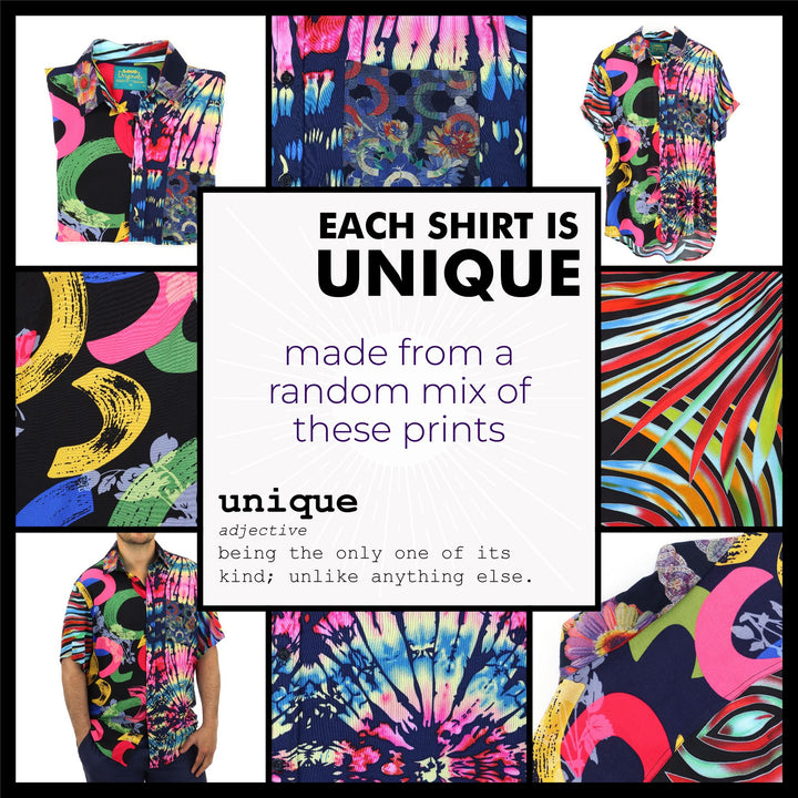 Regular Fit Short Sleeve Shirt - Random Neon