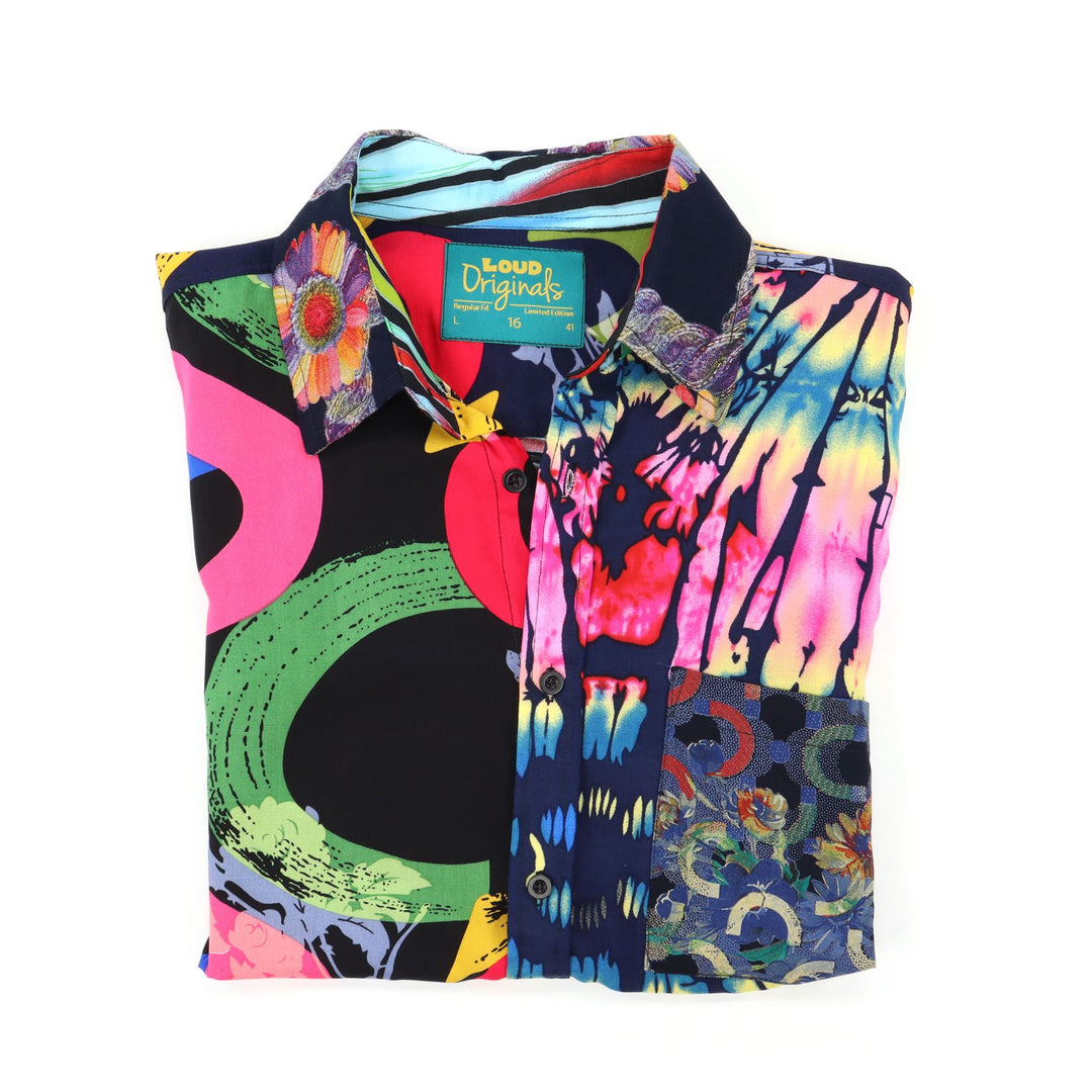 Regular Fit Short Sleeve Shirt - Random Neon