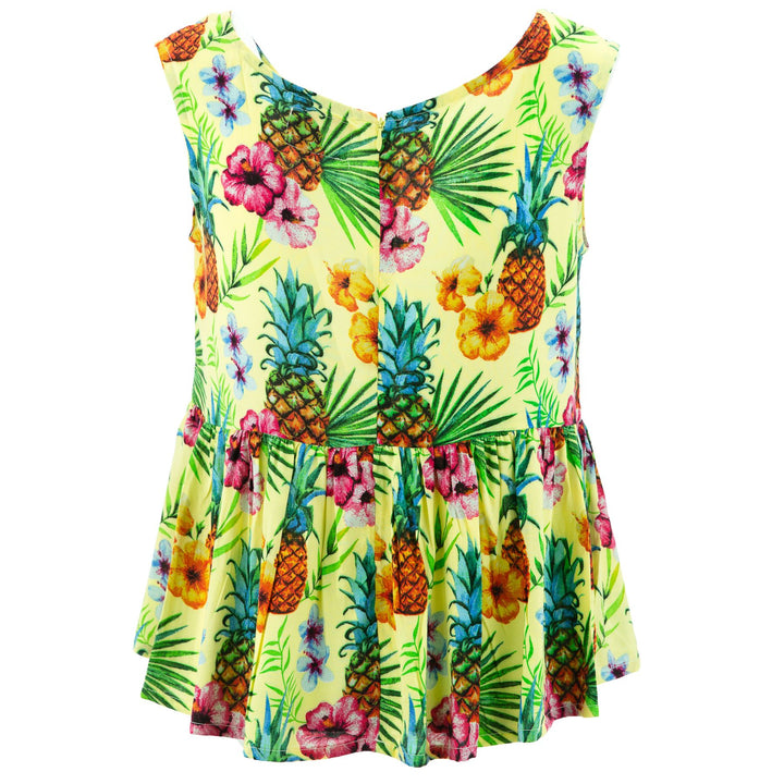 Ruched Box Top - Pina Colada