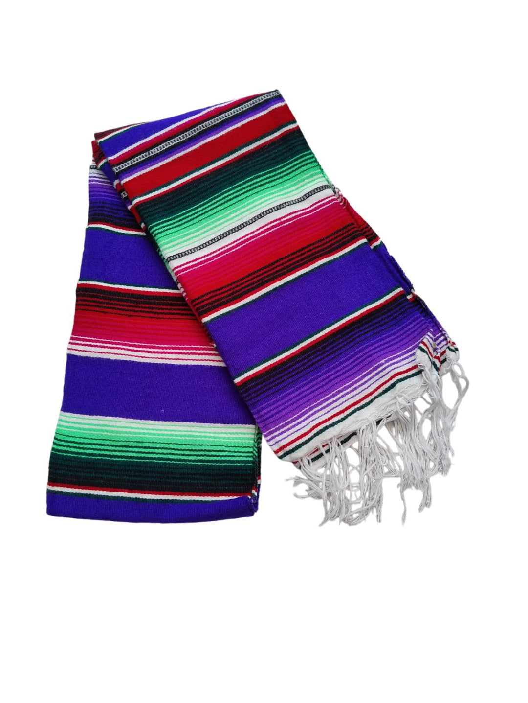 Handwoven Mexican Serape Small 192cm x 88cm - Violet