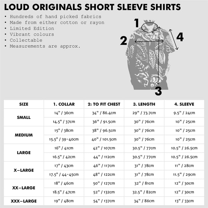 Regular Fit Short Sleeve Shirt - Random Ditzy