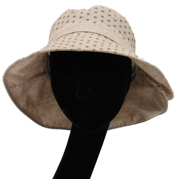 Spotty sun hat with shapeable brim