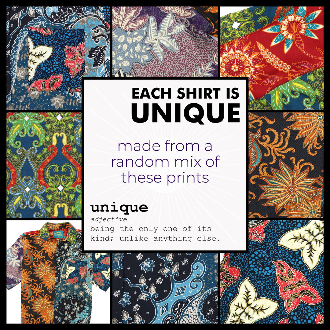 Regular Fit Short Sleeve Shirt - Random Abstract