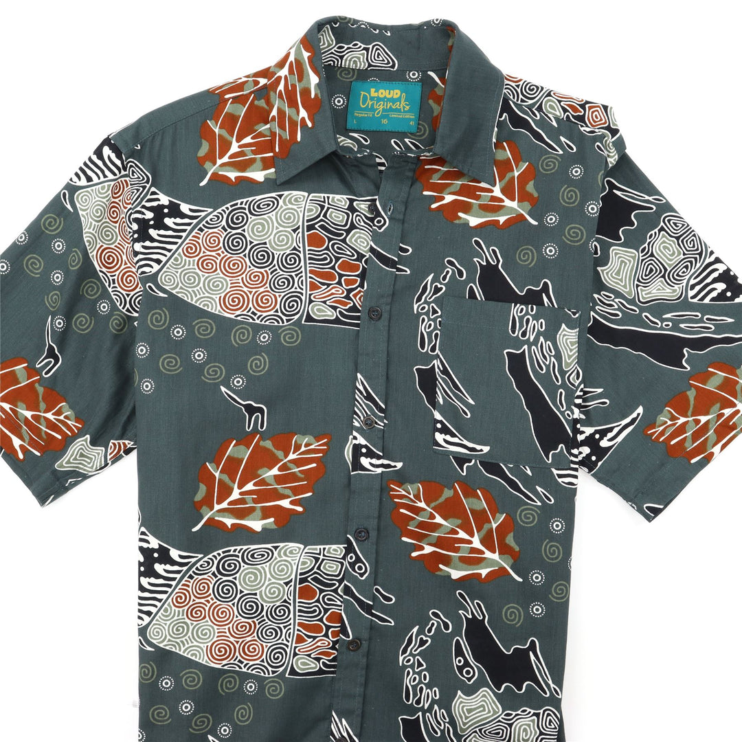 Regular Fit Short Sleeve Shirt - Autumn Folk