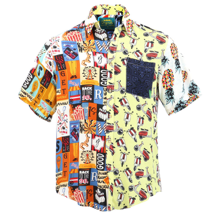 Regular Fit Short Sleeve Shirt - Random Retro