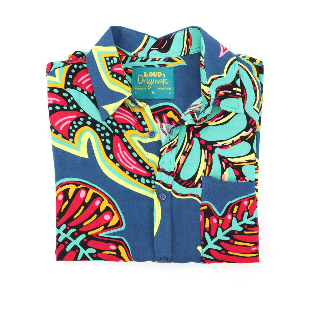 Regular Fit Short Sleeve Shirt - Tropical Tribe