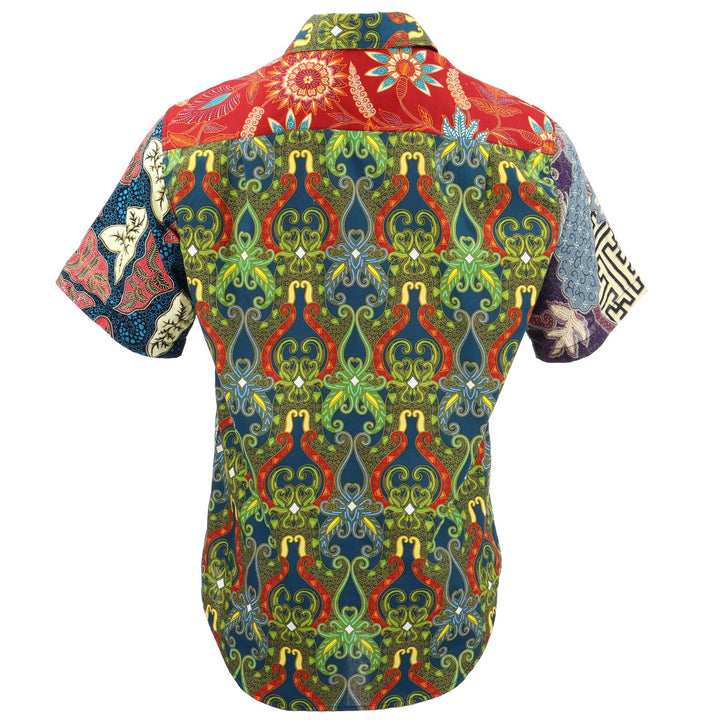 Regular Fit Short Sleeve Shirt - Random Abstract