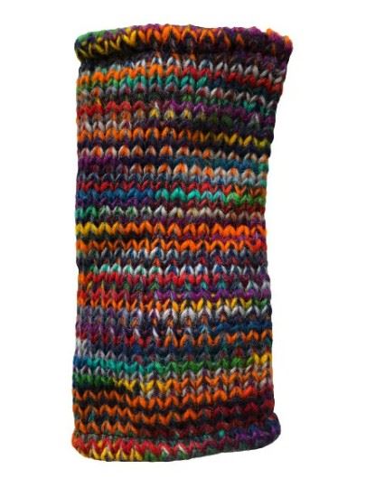 Wool Knit Fleece Lined  Wrist Warmers - SD Multi