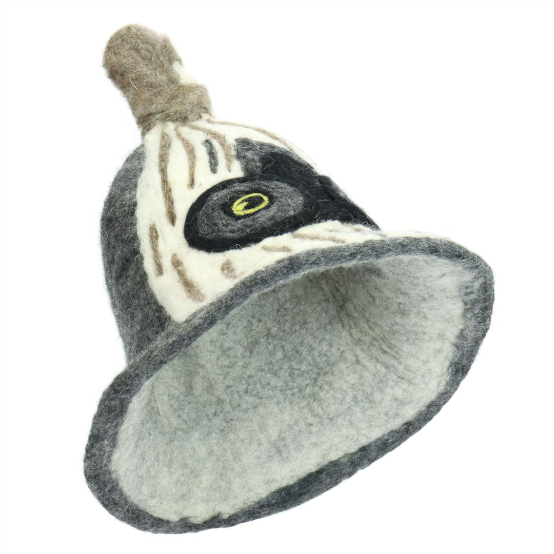 LoudElephant Handcrafted Wool Felt Hat from Nepal - Owl 2