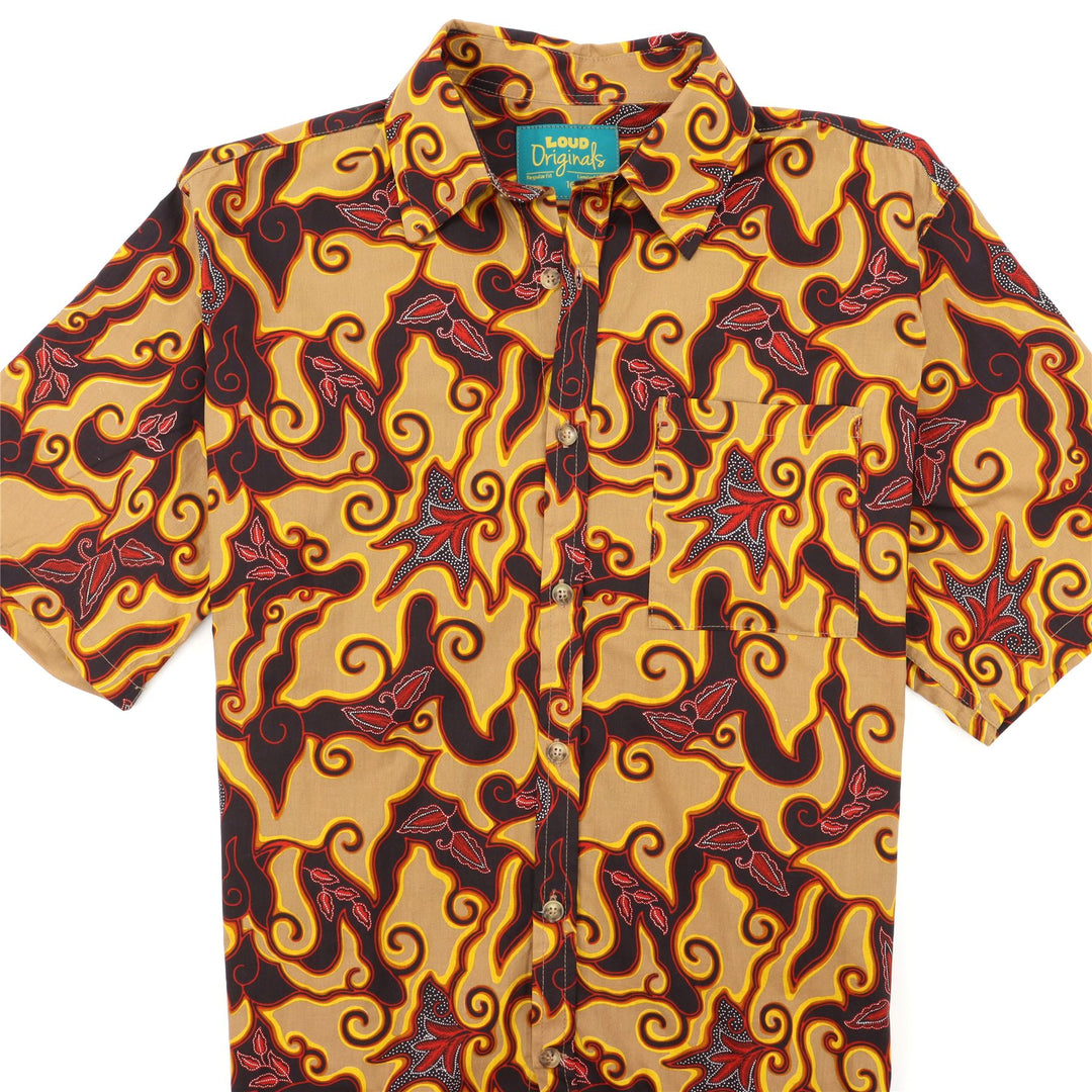 Regular Fit Short Sleeve Shirt - Semeru Batik