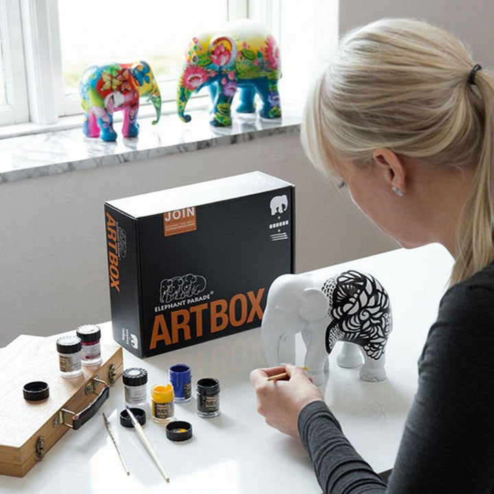 Paint Your Own Elephant - Art Box (15cm)