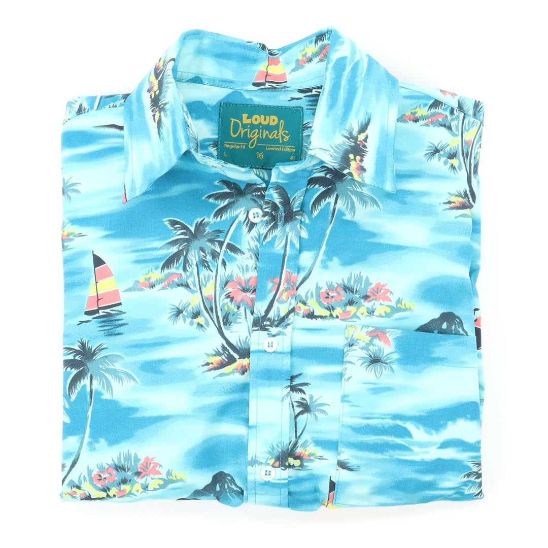 Regular Fit Short Sleeve Shirt - Hawaiian