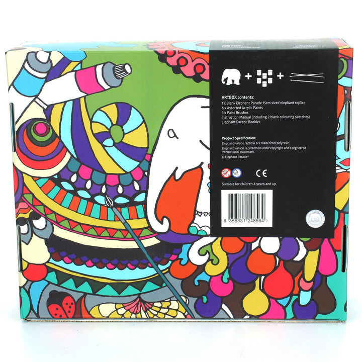 Paint Your Own Elephant - Art Box (15cm)