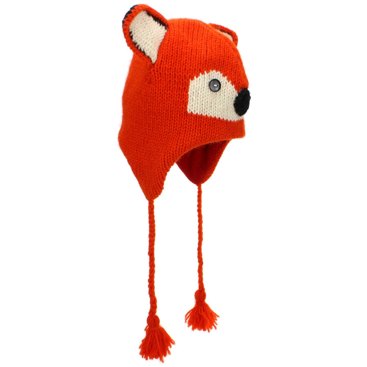 Wool Animal Hat - Fox