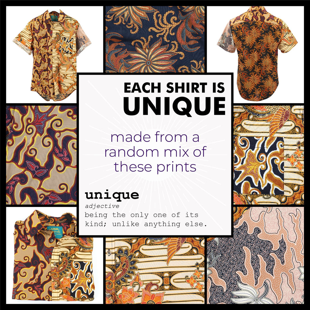 Regular Fit Short Sleeve Shirt - Random Oranges