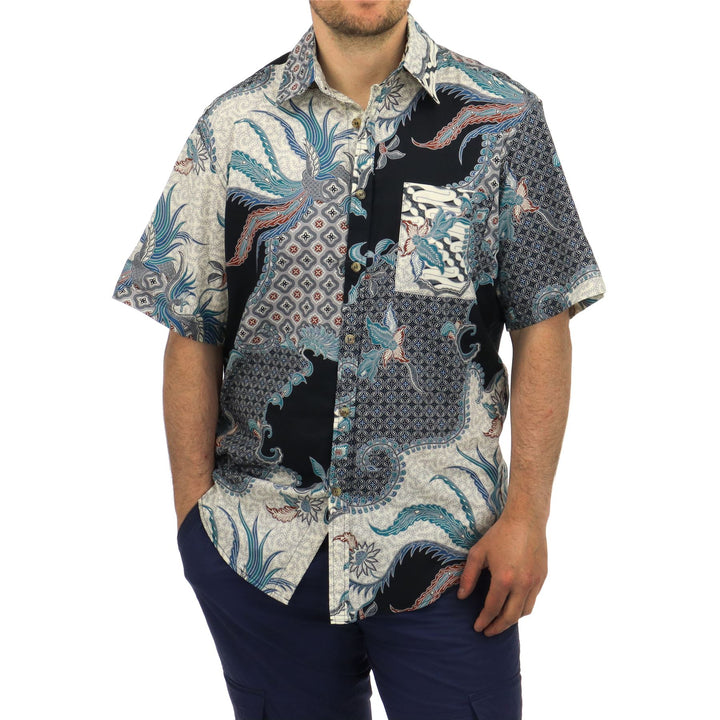 Regular Fit Short Sleeve Shirt - Oriental Dreams