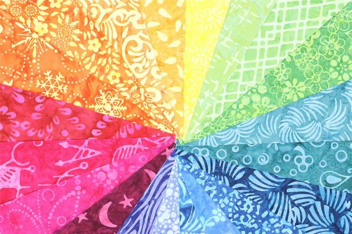 Jolly Bar - 40 pieces of 10" x 5" Cotton Batik