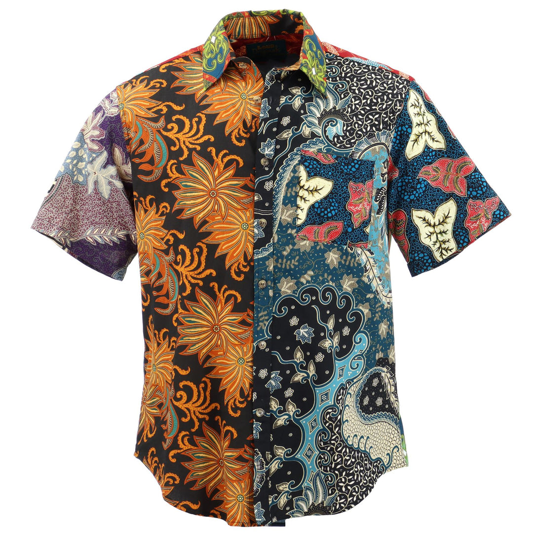 Regular Fit Short Sleeve Shirt - Random Abstract