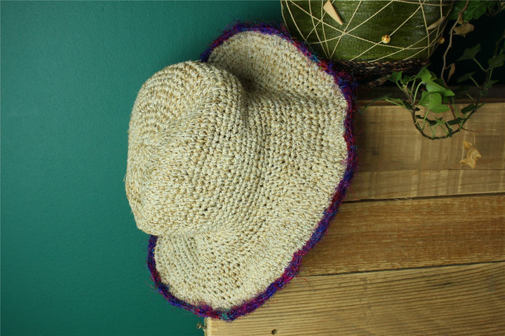 Hemp & Cotton Sun Hat - Multi Edge