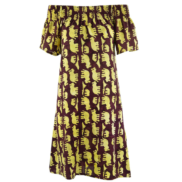 Shirred Comfy Dress - Elephant Parade