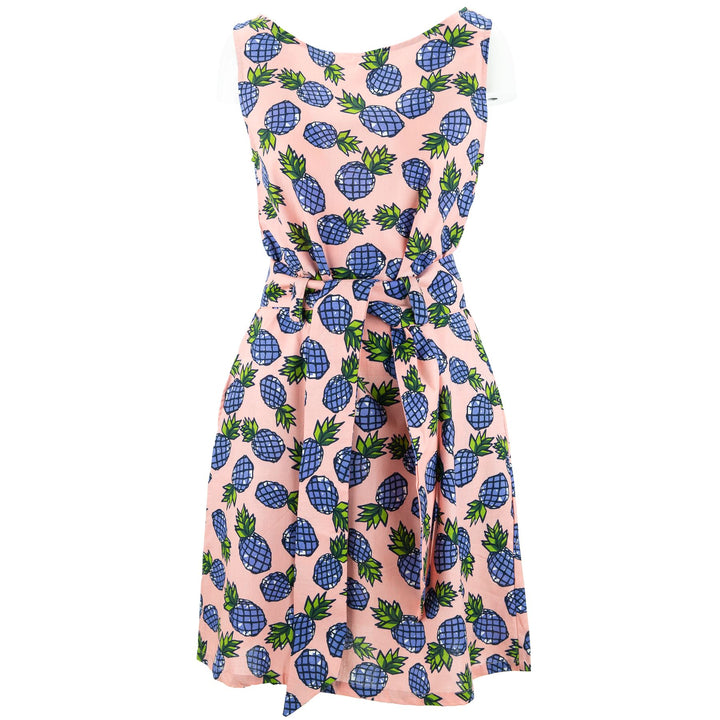 Belted Dress - Pineapple