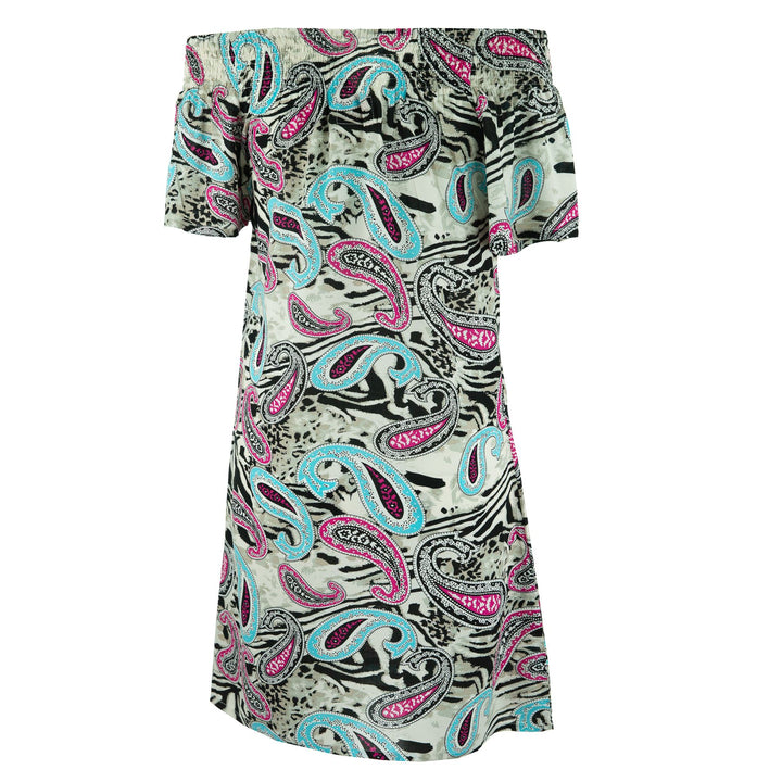 Shirred Comfy Dress - Savannah Paisley