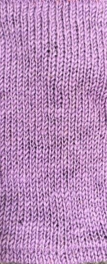 Wool Knit Fleece Lined  Wrist Warmers - Plain Lilac