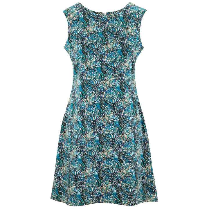 Nifty Shifty Dress - Turquoise Maze