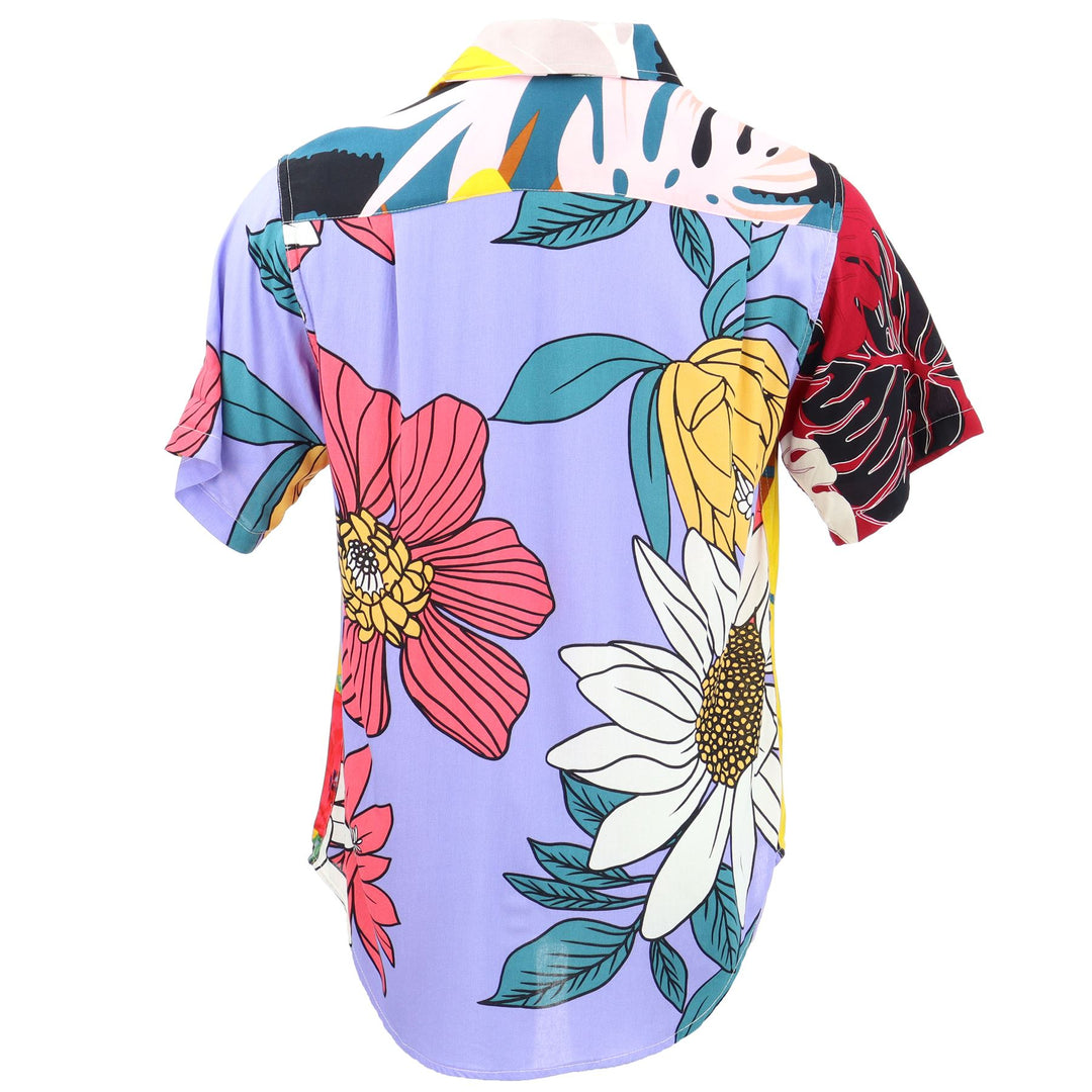 Regular Fit Short Sleeve Shirt - Random Bright Beach