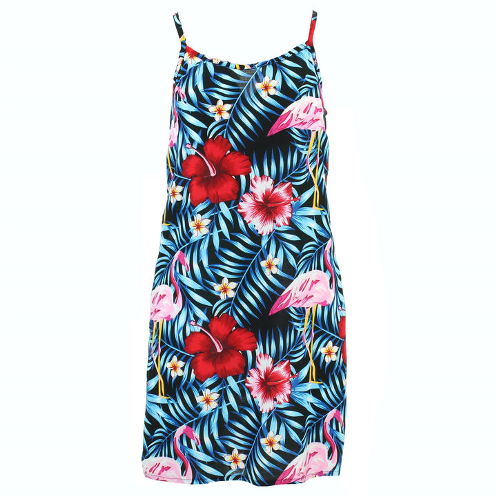 Strappy Dress - Hibiscus Palm