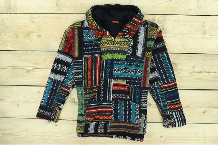 Brushed Gheri Cotton Baja Hoodie - Patch