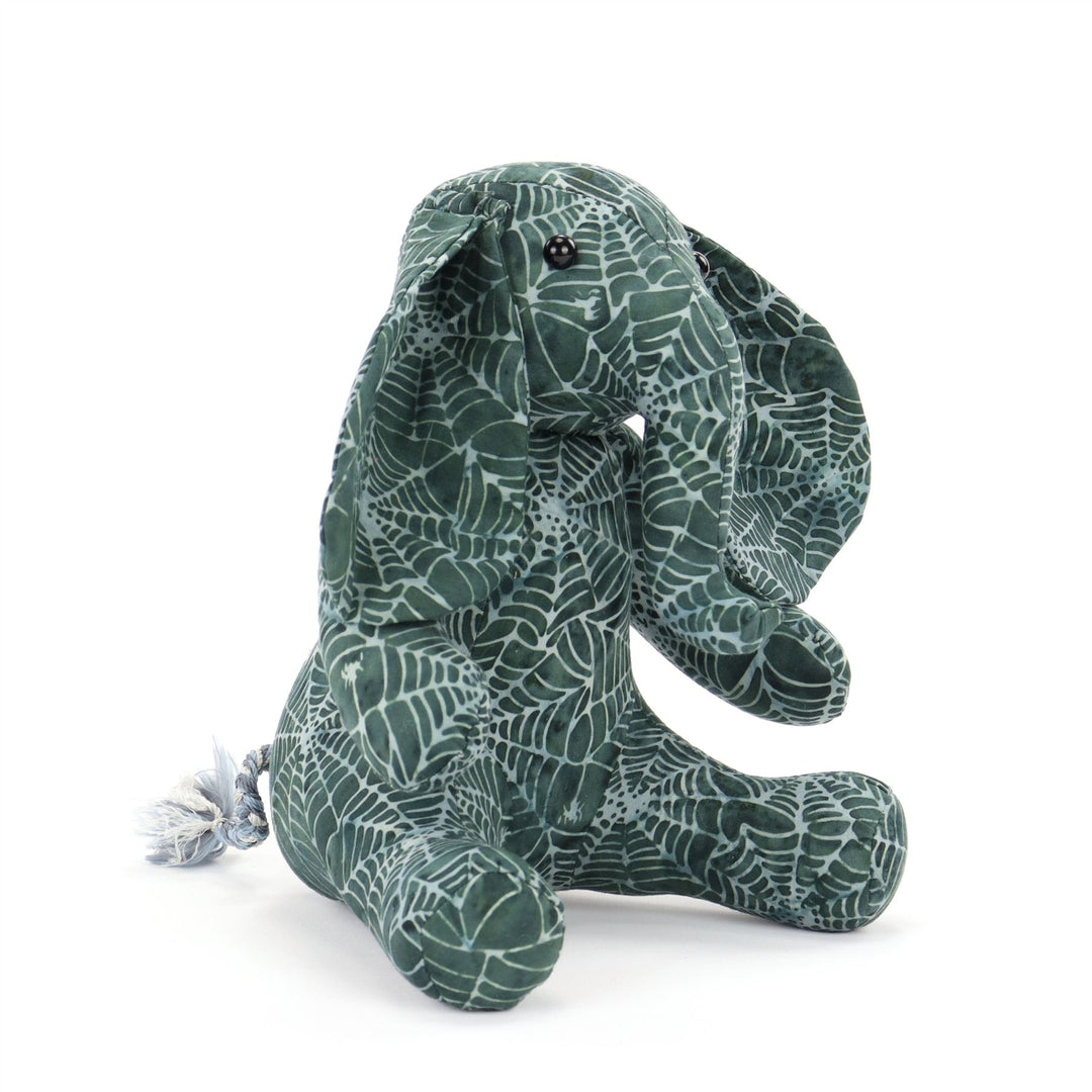 Batik Cotton Friendship Elephant - Grey Web