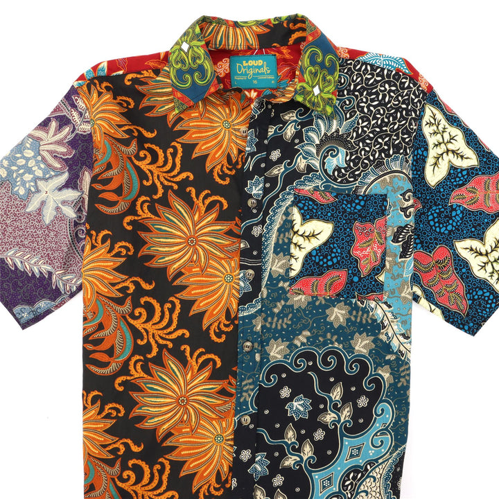 Regular Fit Short Sleeve Shirt - Random Abstract