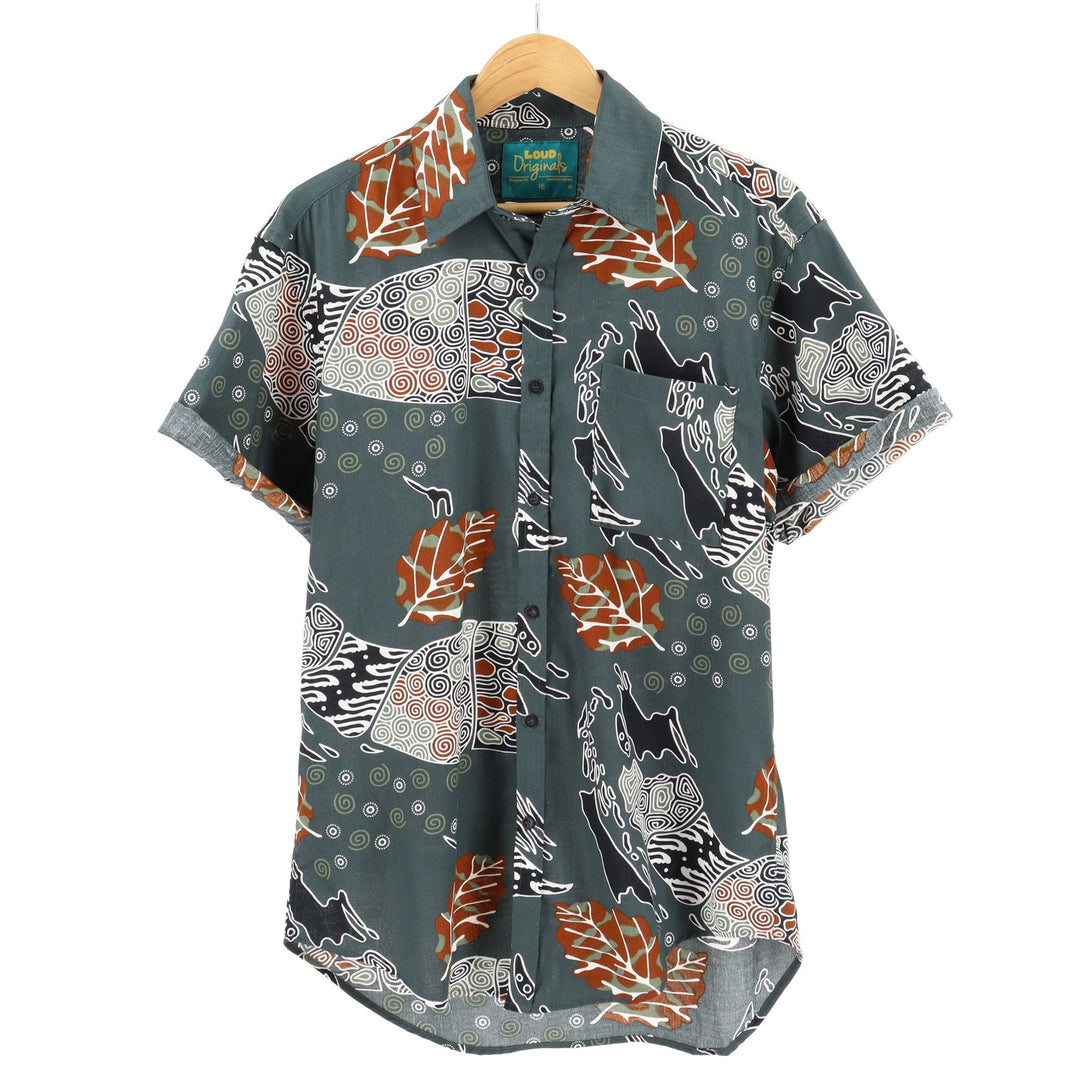 Regular Fit Short Sleeve Shirt - Autumn Folk