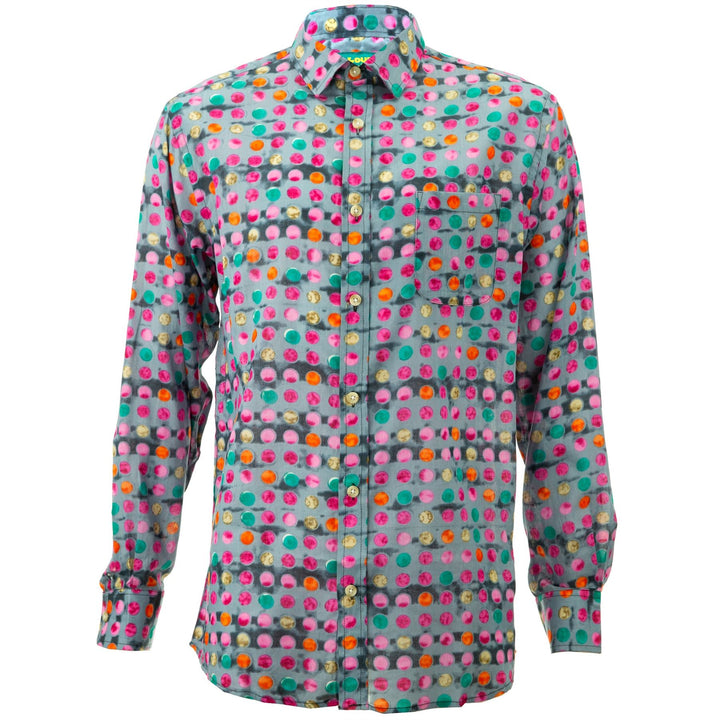 Regular Fit Long Sleeve Shirt - Spotty