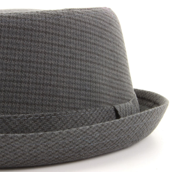 Pork Pie Hat - Dark Tweed