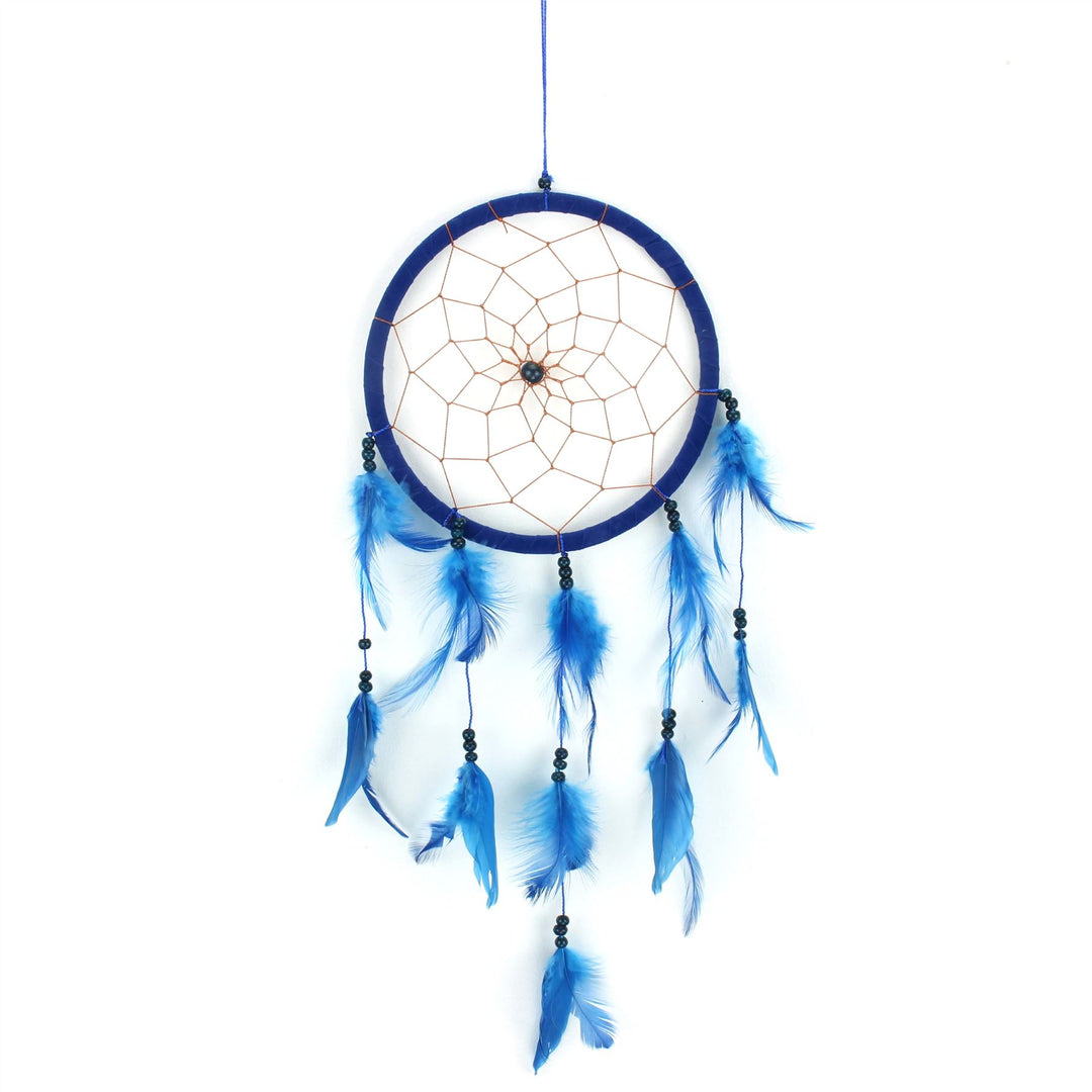 Dreamcatcher - Spiral 16.5cm Blue