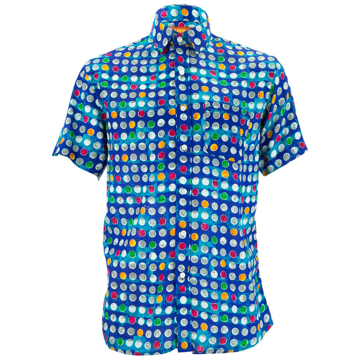 Regular Fit Short Sleeve Shirt - Spotty