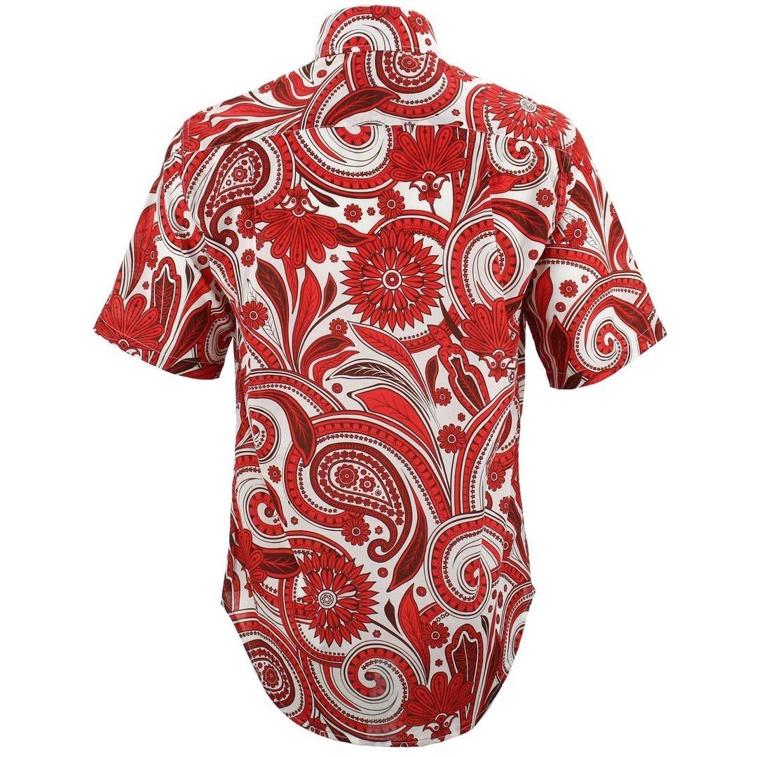 Regular Fit Short Sleeve Shirt - Giant Paisley