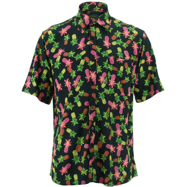 Regular Fit Short Sleeve Shirt - Pineapples