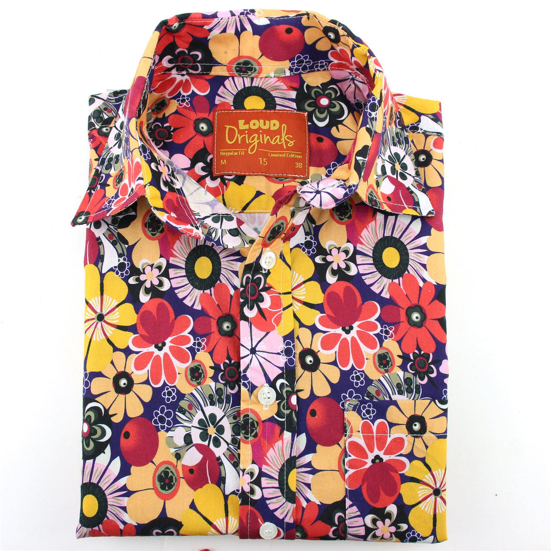 Regular Fit Short Sleeve Shirt - Daisy Bloom