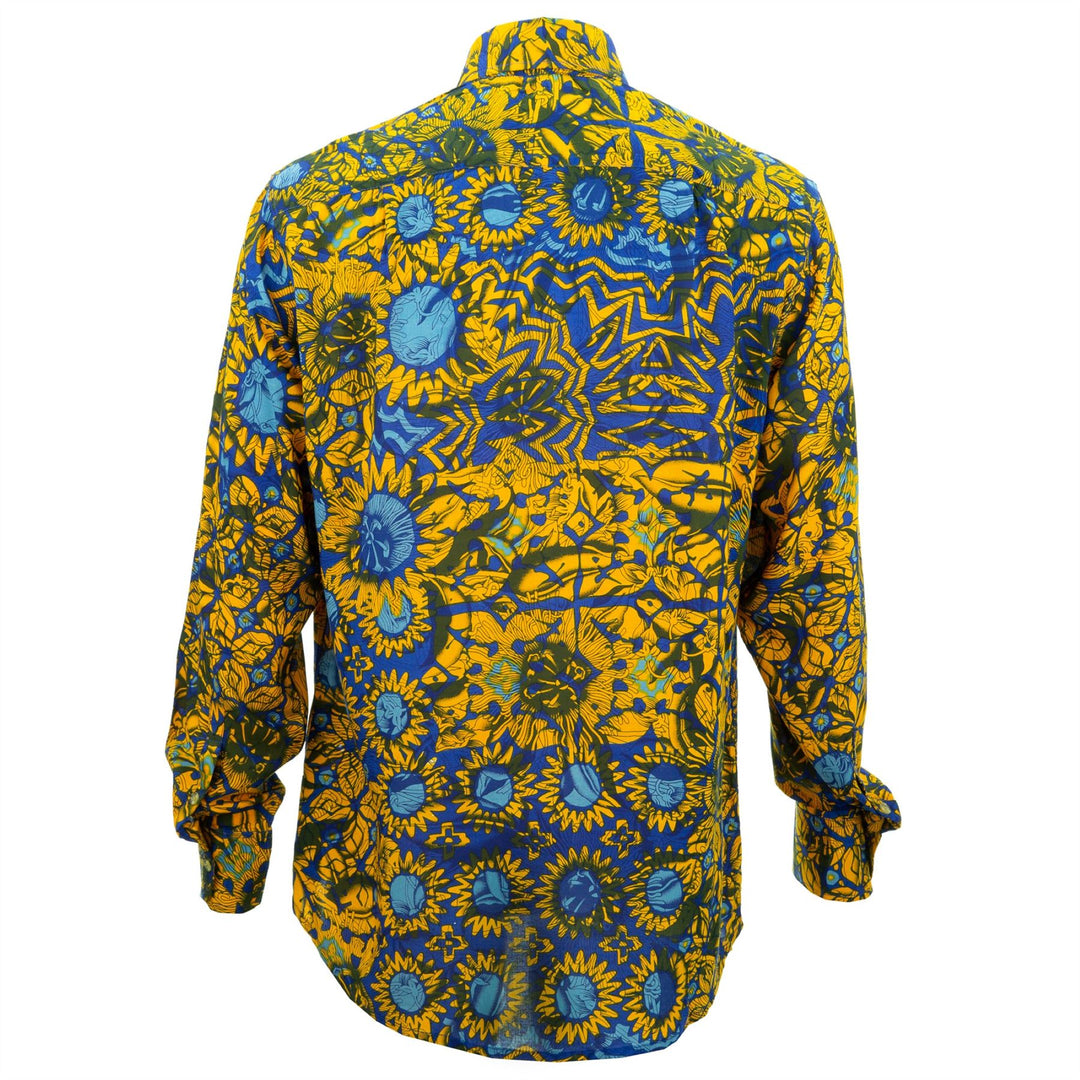 Regular Fit Long Sleeve Shirt - Sunflower Floral