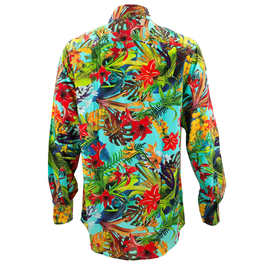 Regular Fit Long Sleeve Shirt - Tropical Lily