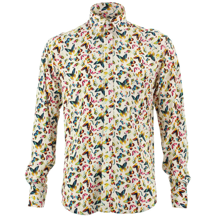 Regular Fit Long Sleeve Shirt - Butterflies