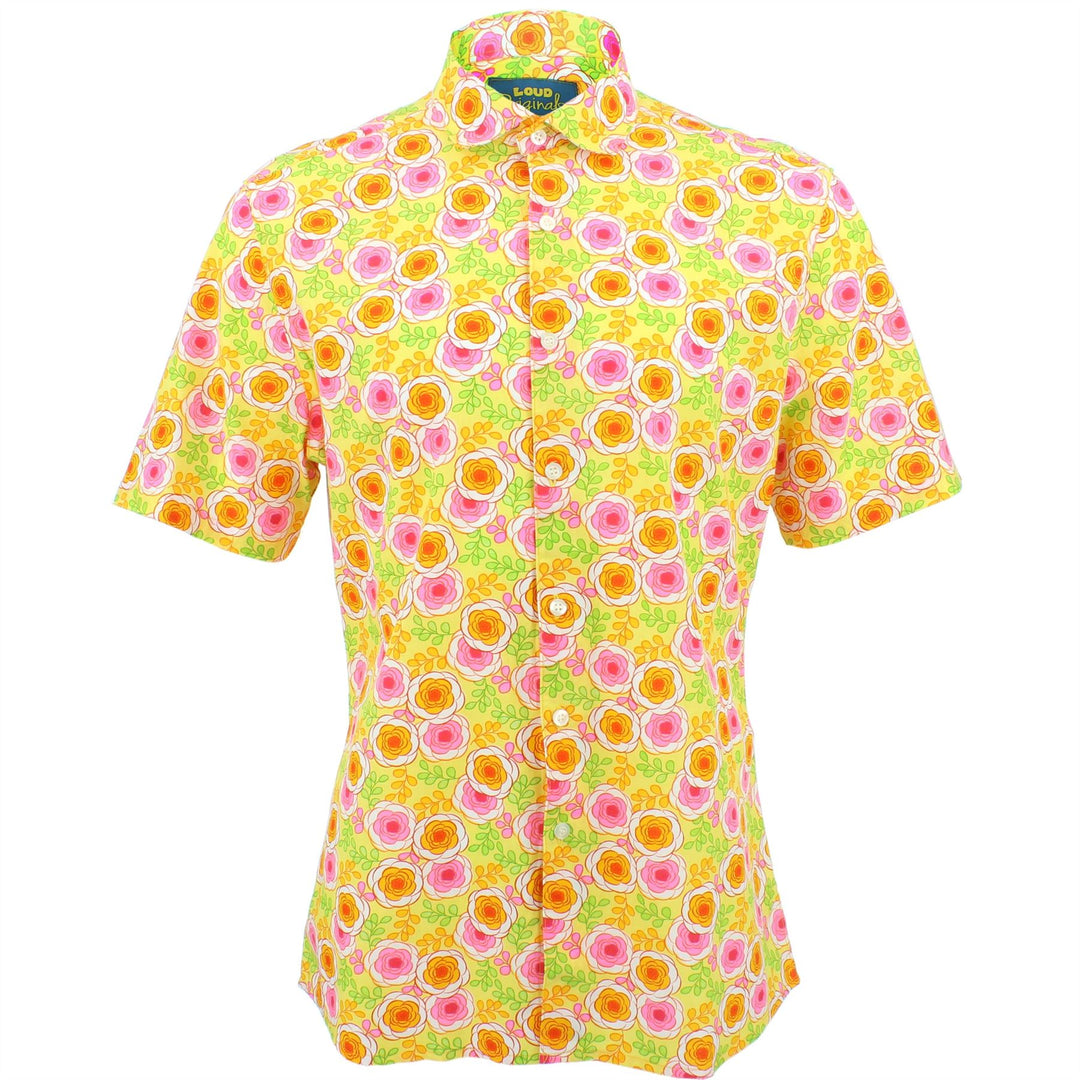 Slim Fit Short Sleeve Shirt - Floral