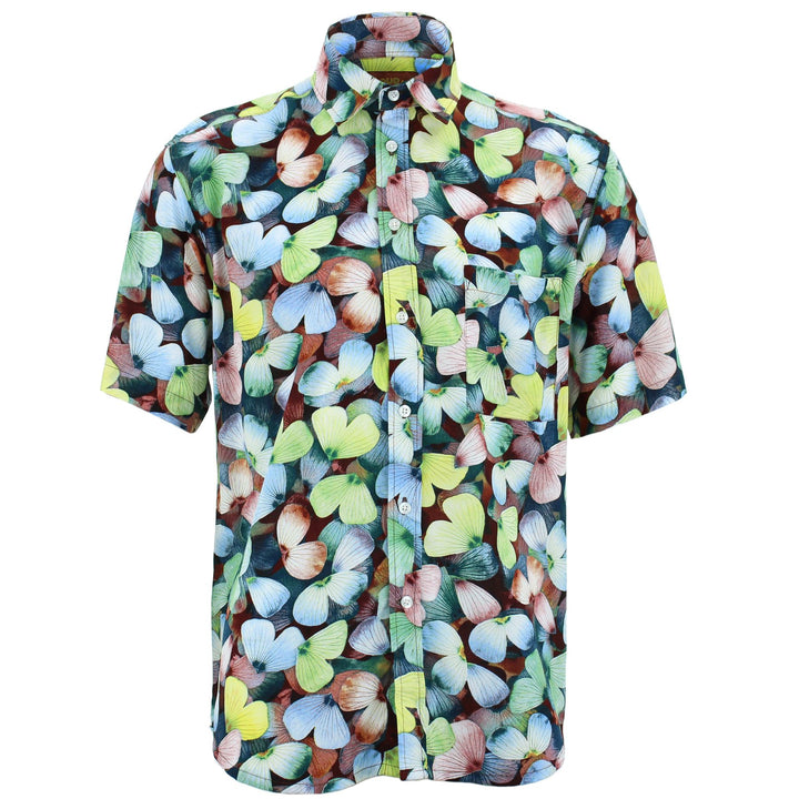 Regular Fit Short Sleeve Shirt - Butterflies