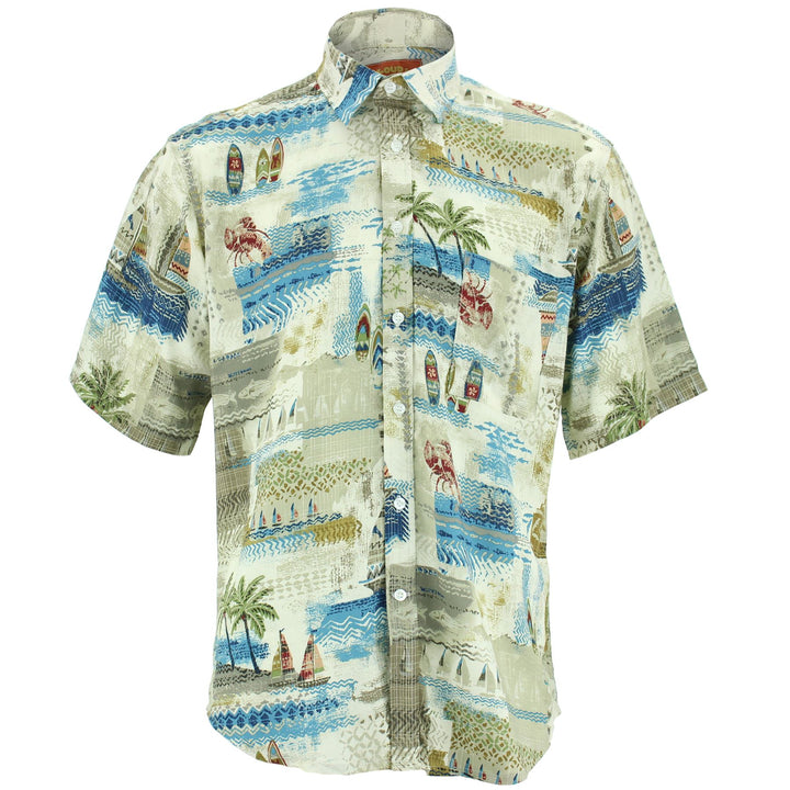 Regular Fit Short Sleeve Shirt - Beach Life